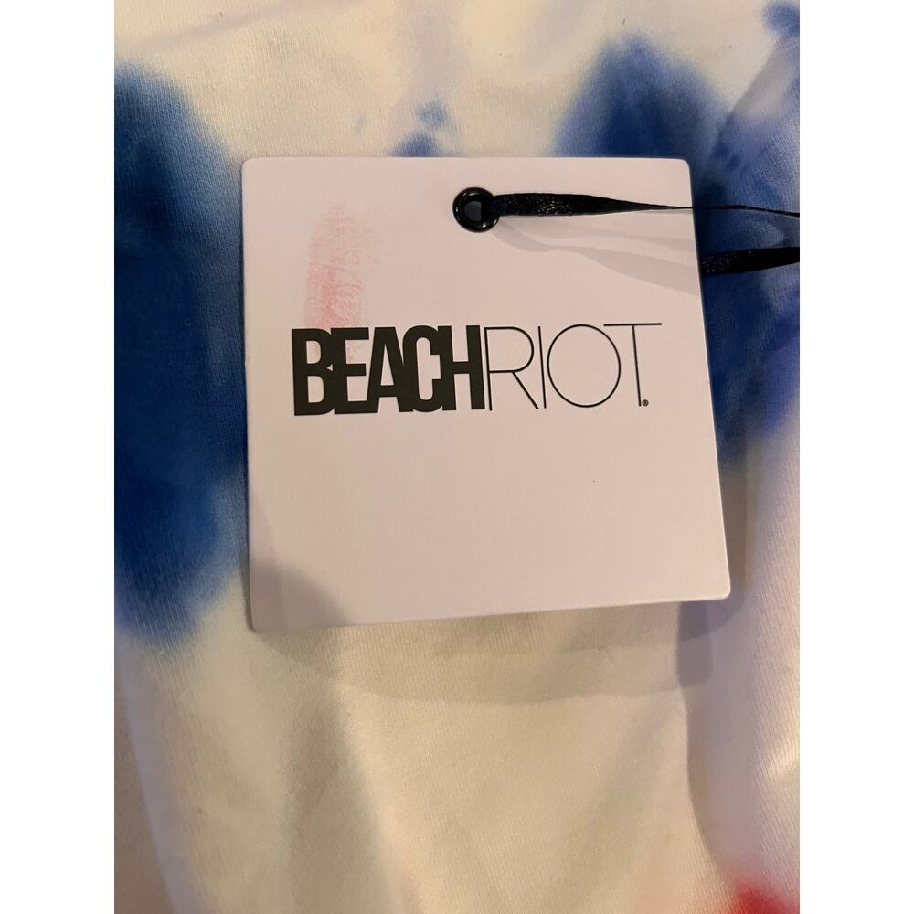 BEACH RIOT Bryce Hoodie in Primary Dip Dye Women's Sz L NWT - Picture 10 of 10